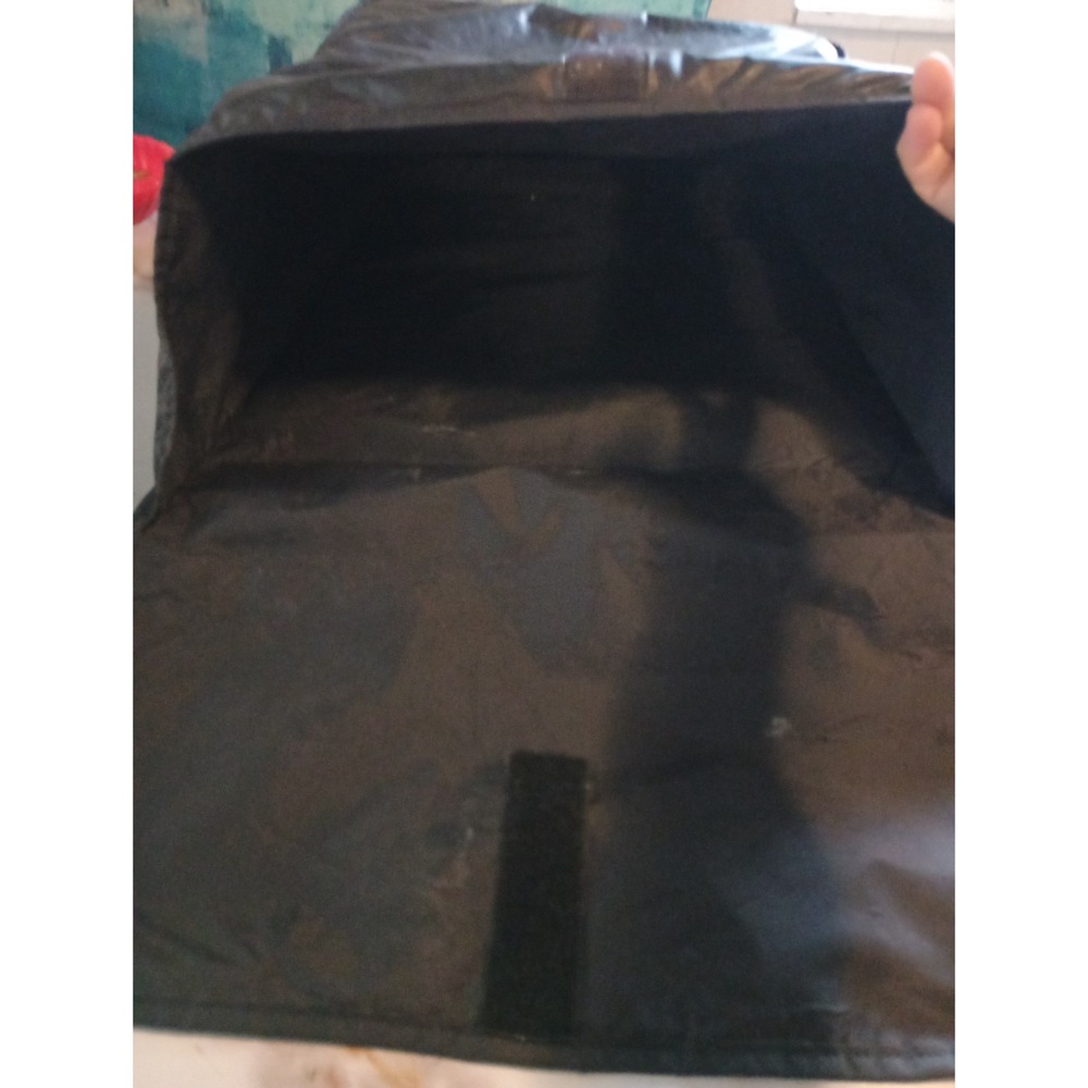 Saw Textiles Black Carrying Bag Faux Leather - Picture 7 of 12
